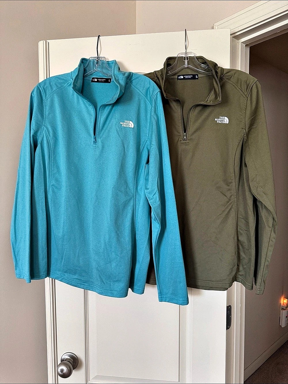 The North Face Glacier Fleece Quarter-Zip Pullovers (includes all 2 pullovers)